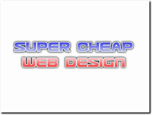http://supercheapwebdesign.com website