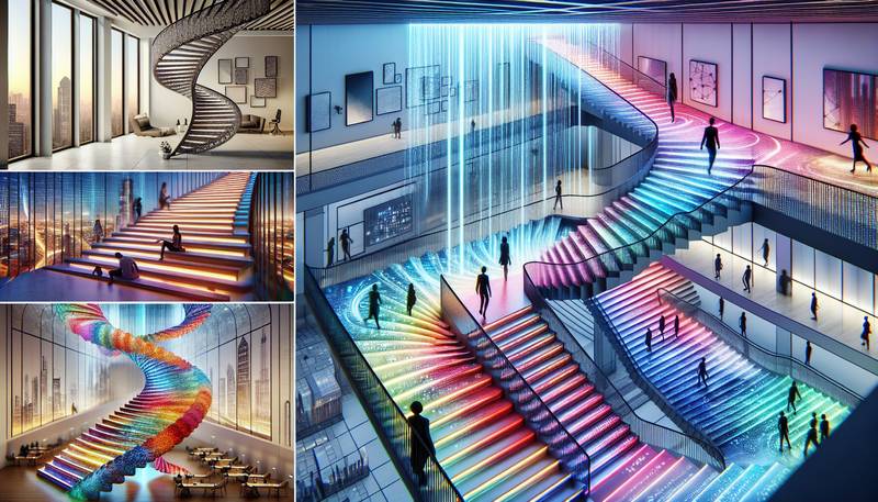 Interactive Staircases: Steps that Entertain