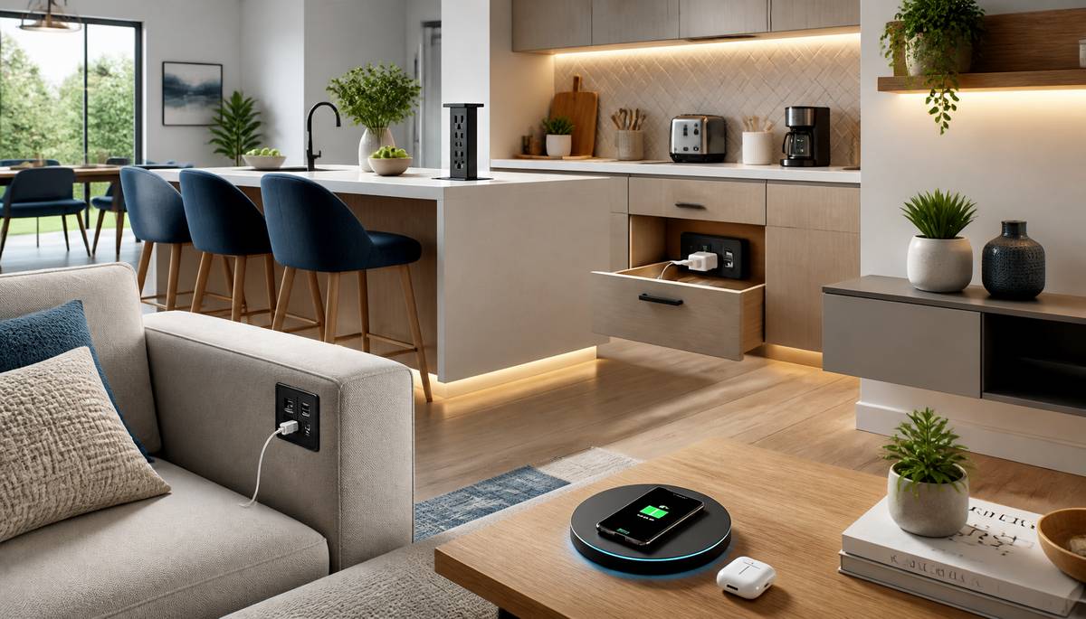 Hidden Outlets and Smart Charging: Powering Your Home Without the Eyesore