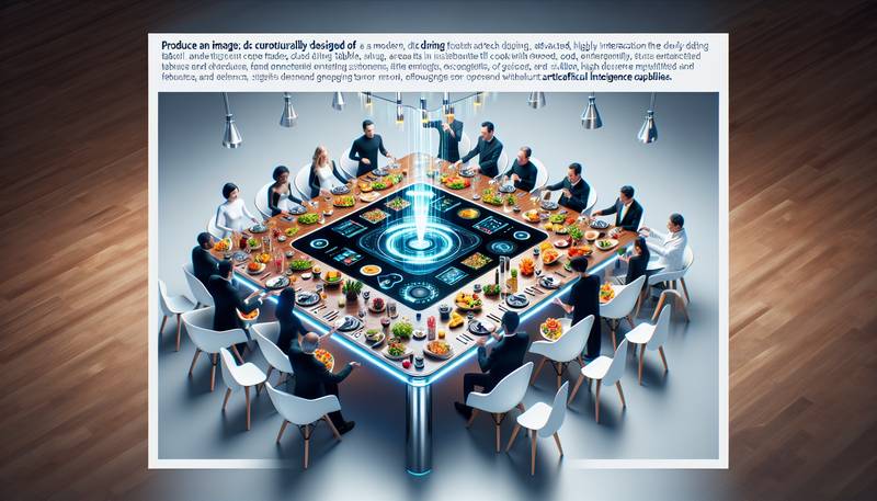 Interactive Tabletops: Dining Tables of the Future