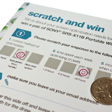 Custom Printed Scratch Cards