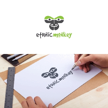 business-logo-design-ethnic-monkey