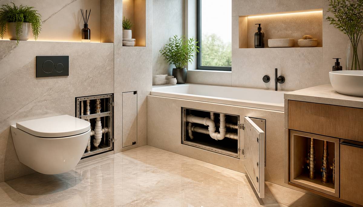 When Interior Design Ignores Plumbing Access