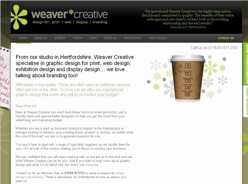 https://www.weavercreative.co.uk website