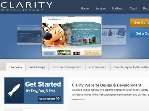 https://www.clarity-ventures.com/ website