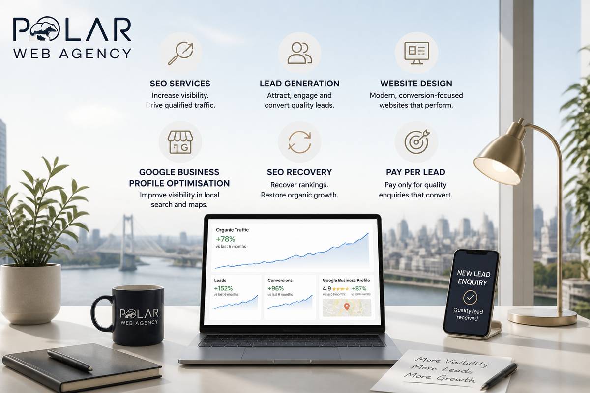 https://polarwebagency.com.au/ website